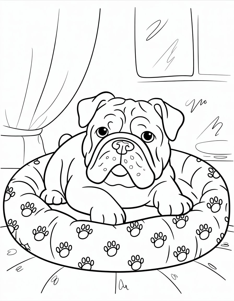 Sleepy Bulldog